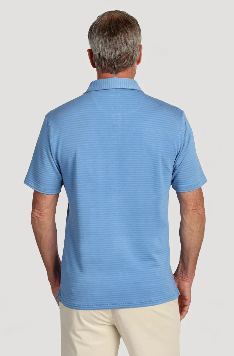 True Grit Signature Tailgate Polo in Blue