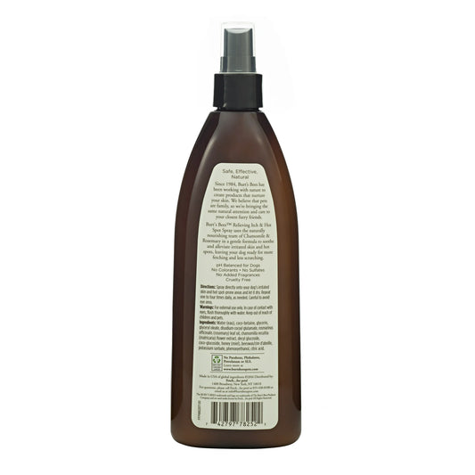 Burt's Bees for Dogs Itch and Hot Spot Spray with Chamomile and Rosemary