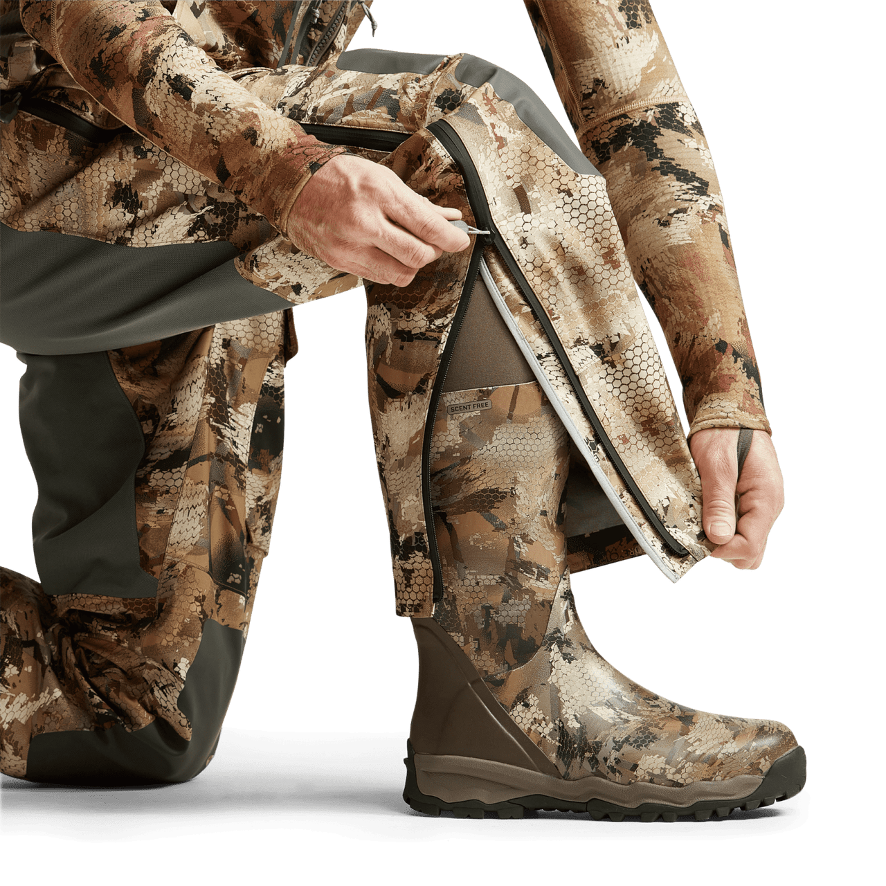 Sitka Hudson Bib Optifade in Waterfowl Marsh