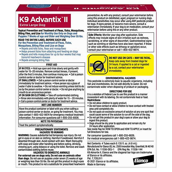 K9 Advantix II for Dogs