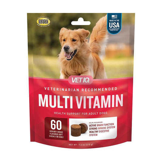 VetIQ 5-in-1 Dog Multivitamin in Hickory Smoke Flavor