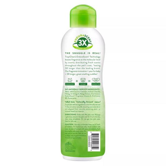 TropiClean EnduraScent Deep Cleansing Pet Shampoo in Mango & Kiwi