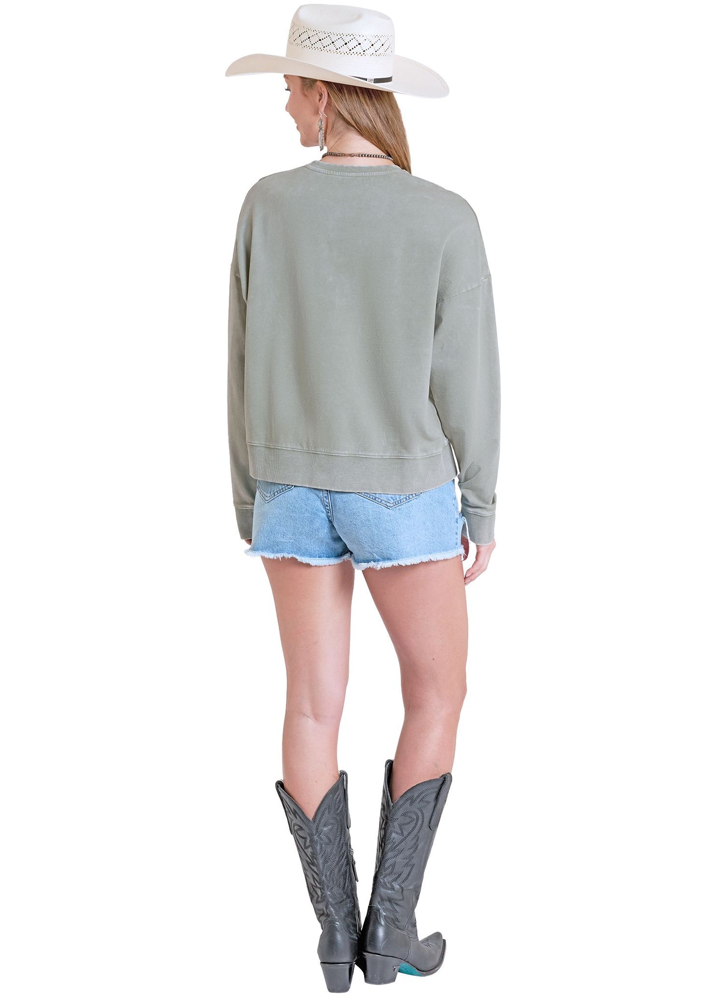 Rock & Roll Ride On Pullover in Jade