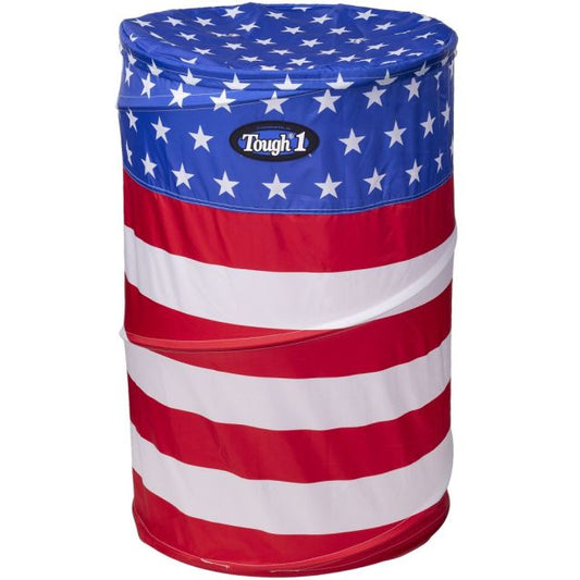 Tough1 Stars & Stripes Perfect Turn Collapsible Barrel