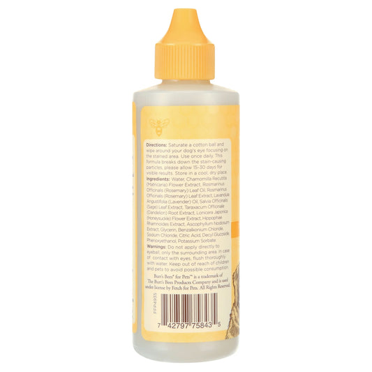 Burt's Bees Natural Pet Care for Dogs Tear Stain Remover