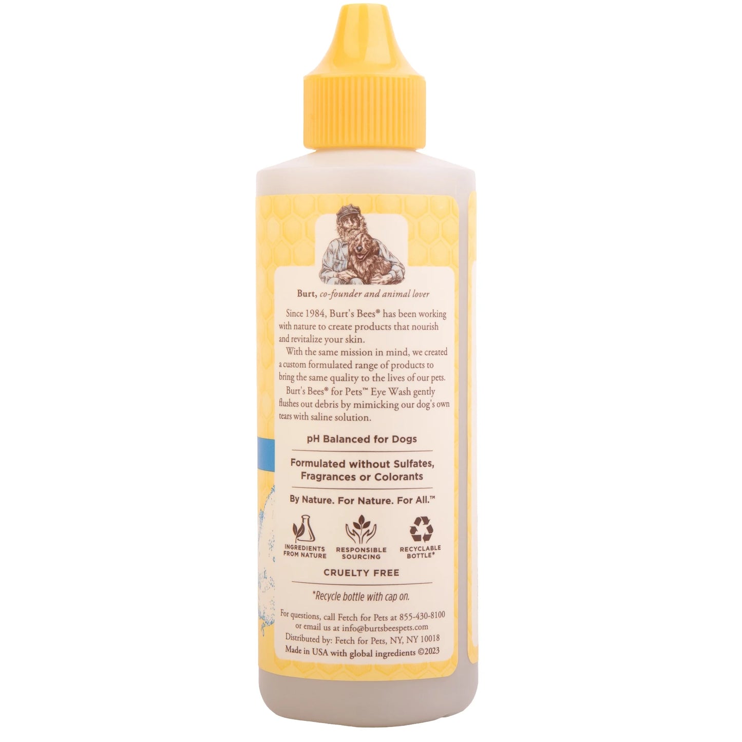 Burt's Bees For Dogs Eye Wash Saline Solution