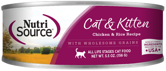 Nutrisource Cat & Kitten Chicken & Rice Recipe
