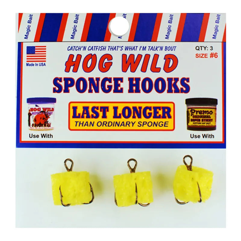 Magic Bait Hog Wild Sponge Hooks