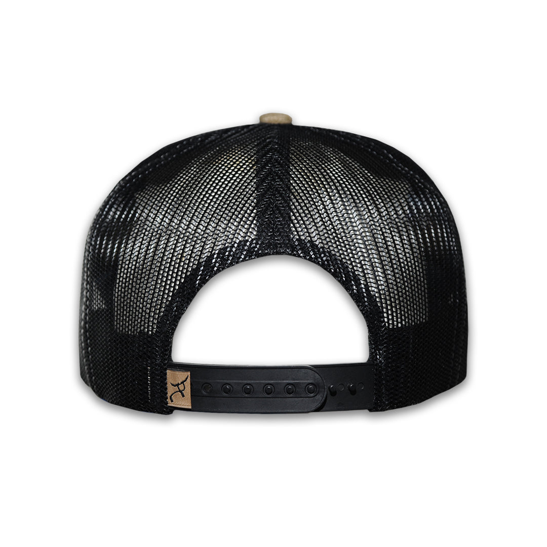 RopeSmart Desert Blue Santa Fe Khaki Trucker Cap