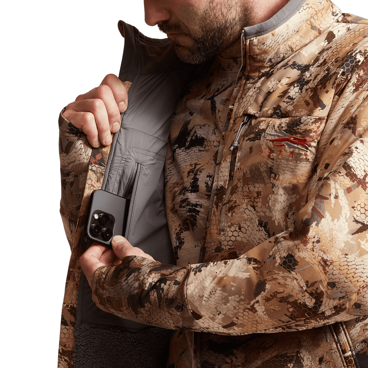Sitka Duck Oven Jacket in Optifade Marsh