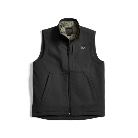 Sitka Grindstone Work Vest in Obsidian Black