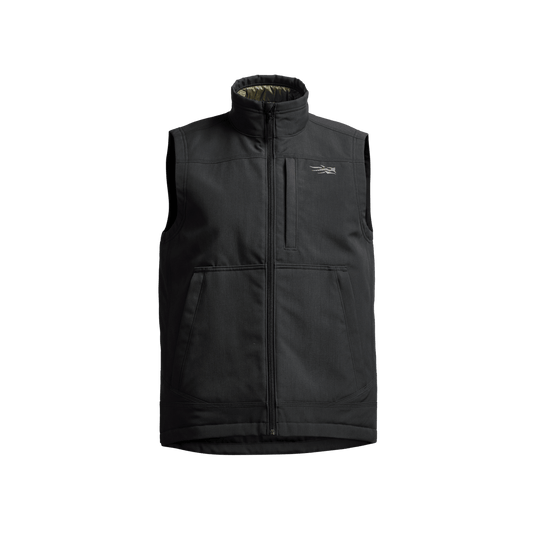 Sitka Grindstone Work Vest in Obsidian Black