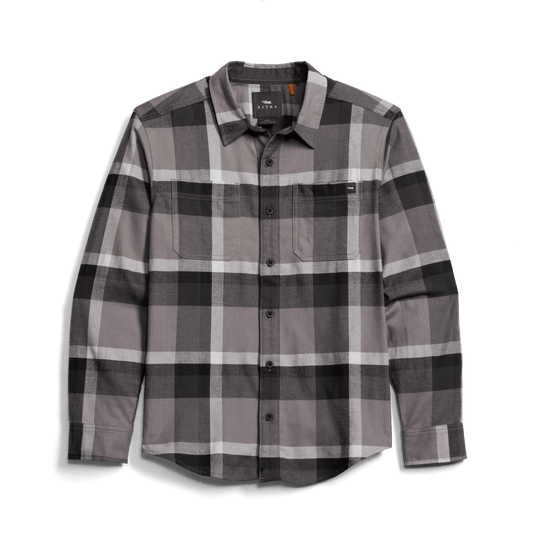 Sitka Ashland Lightweight Flannel Shirt in Woodsmoke Fall Plaid