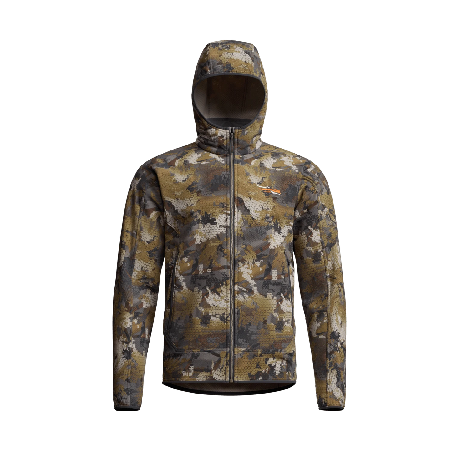 Sitka Alpha Fleece Hooded Jacket in Optifade Timber