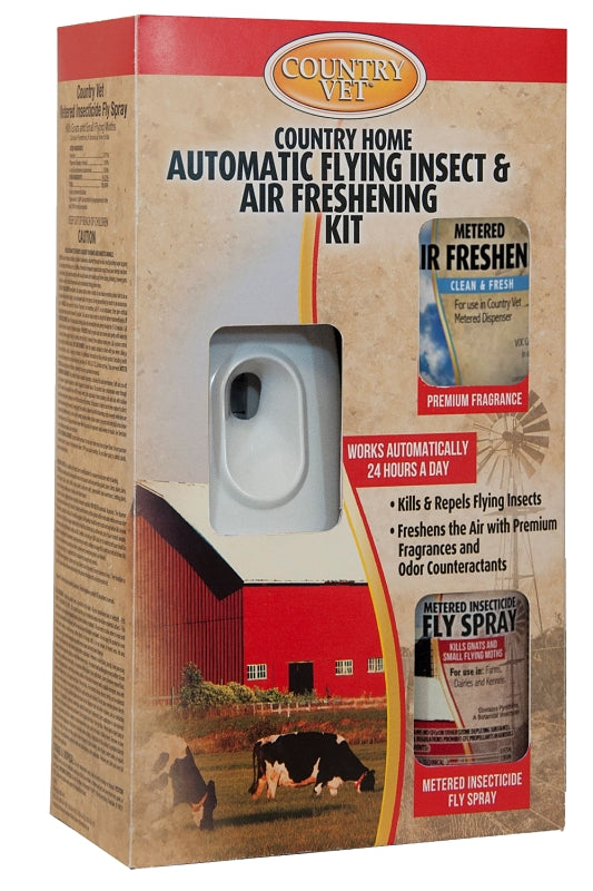 Country Vet Automatic Flying Insect and Air Freshening Kit