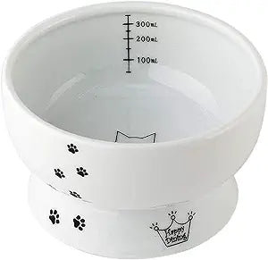 Necoichi Raised Cat Water Bowl