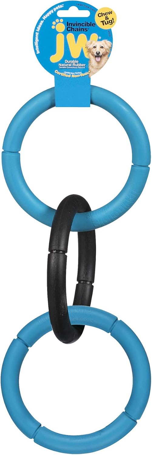 JW Pet Invincible Rubber Chains Dog Toy