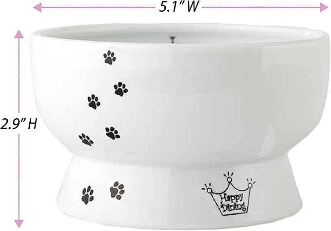 Necoichi Raised Cat Water Bowl