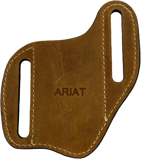 Ariat Medium Brown Floral Embossed Knife Sheath