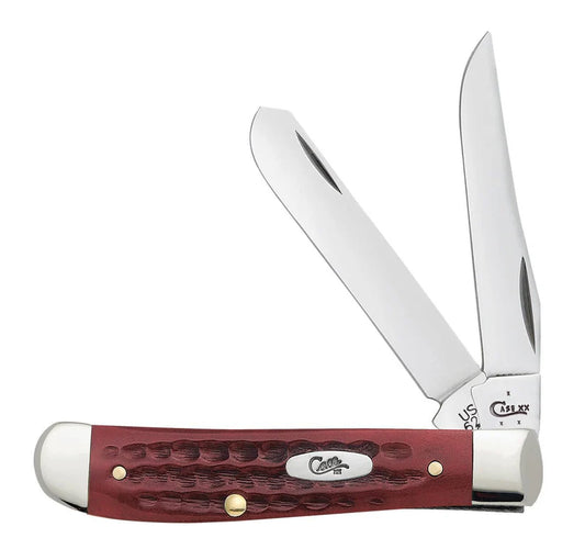 Case Pocket Worn Corn Cob Jig Old Red Bone Mini Trapper