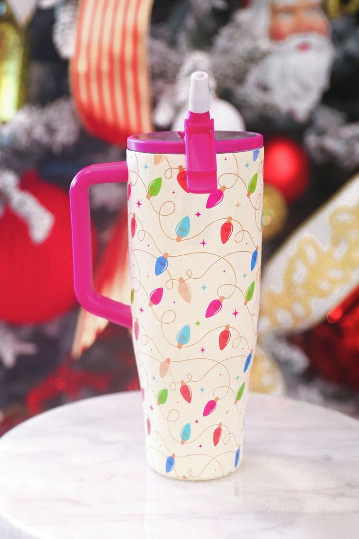 Wrapped in Lights Sleek Tumbler