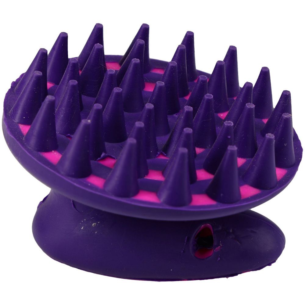 Tough1 Great Grips Cone Curry with Handle in Purple & Pink