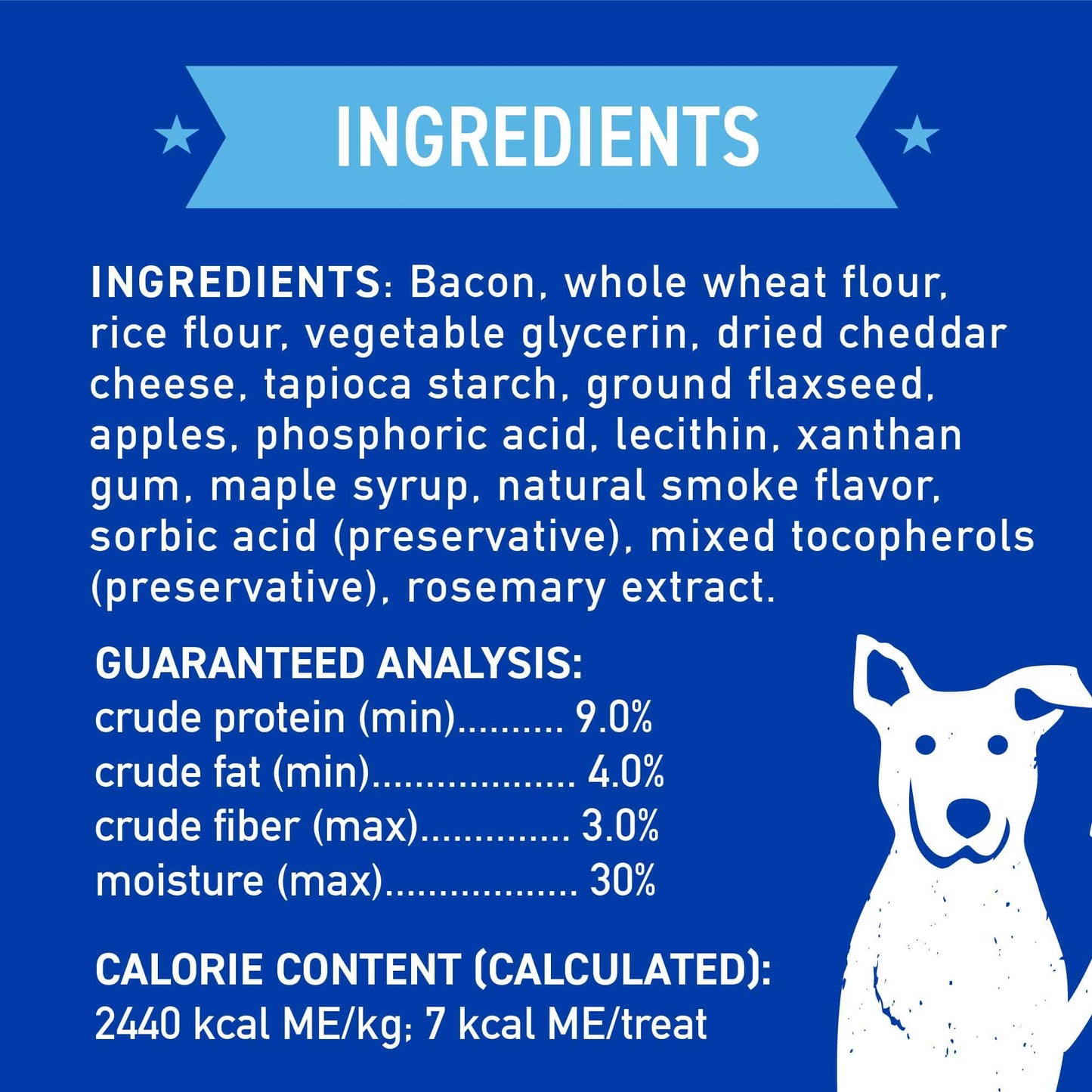 Wag More Bark Less Soft Chews Dog Treats-Bacon, Cheese & Apples