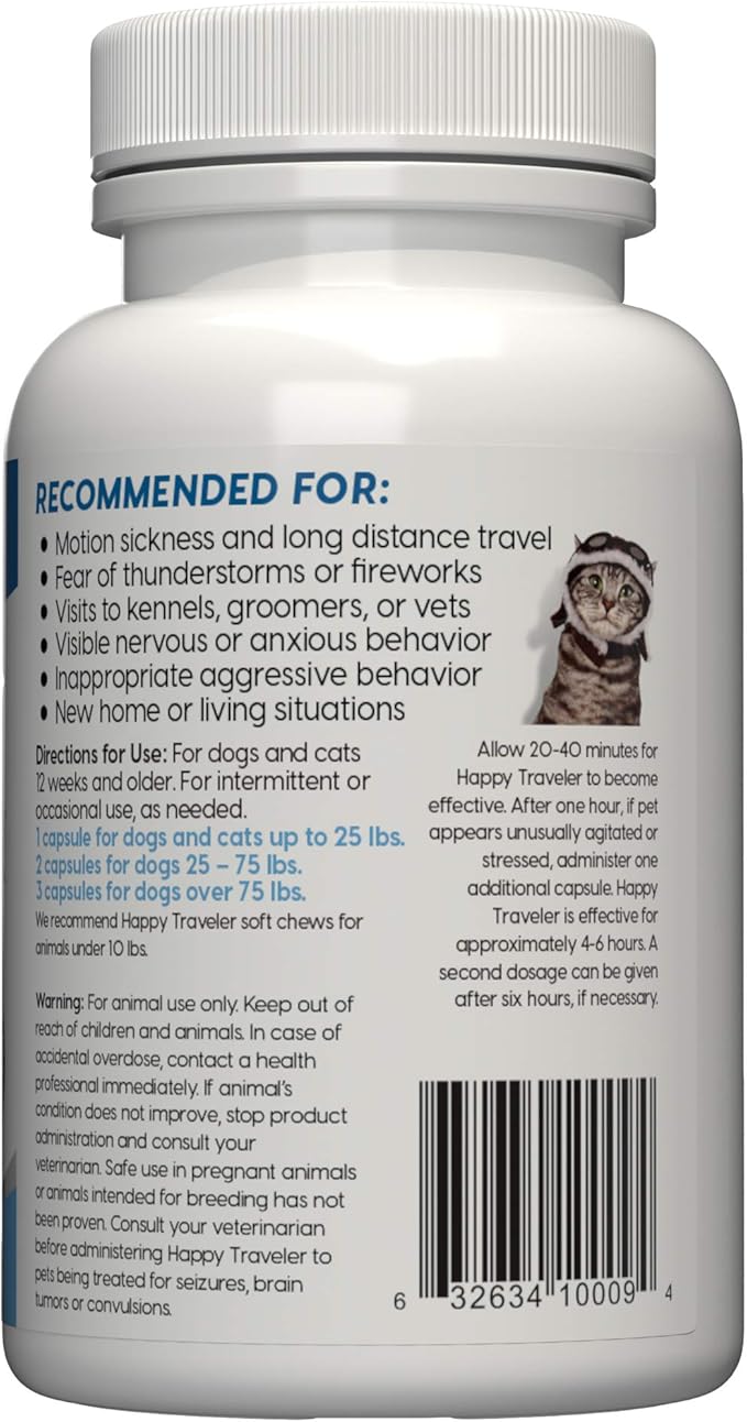 Ark Naturals Happy Traveler Capsules