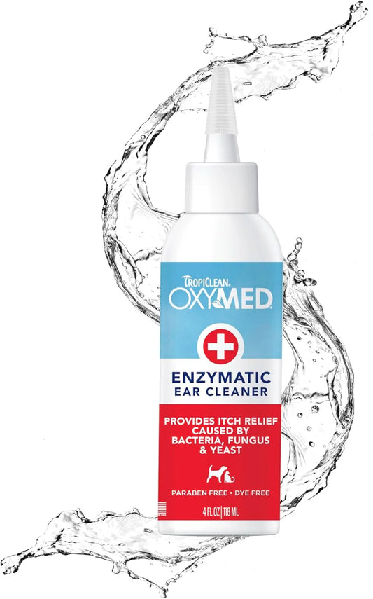 TropiClean OxyMed Enzymatic Dog Ear Cleaner
