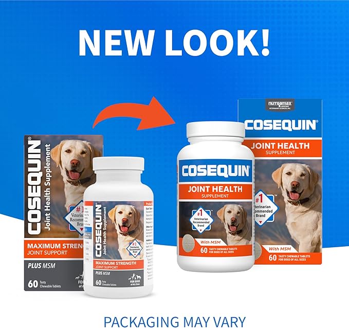 Nutramax Cosequin Maximum Strength Plus MSM & Omega-3's