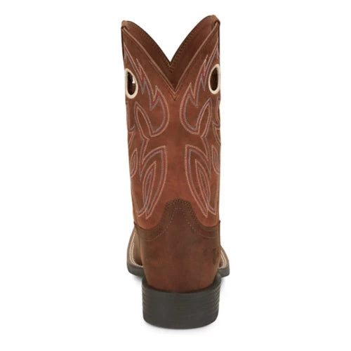Justin Boots Bowline Pecan Brown Water Buffalo Boot