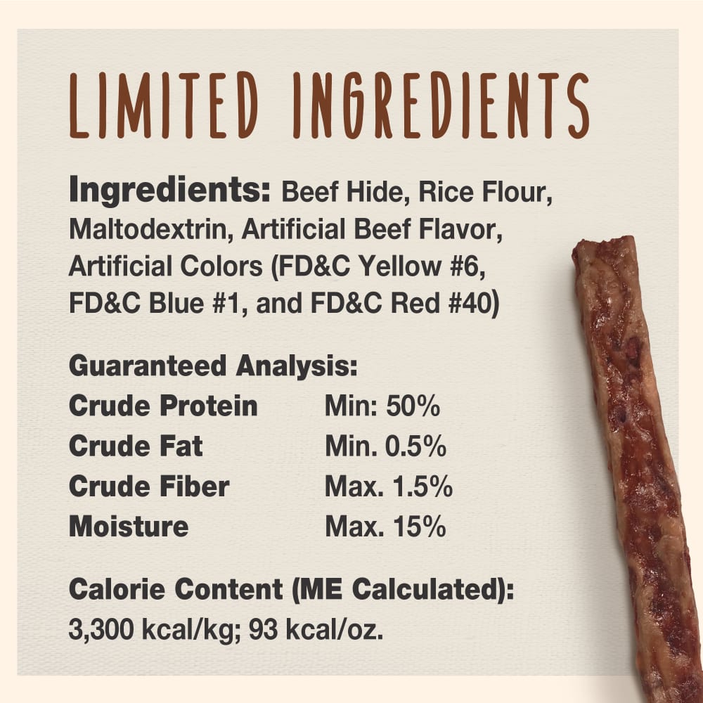 Cadet Premium Grade Munchy Beef Hide Sticks