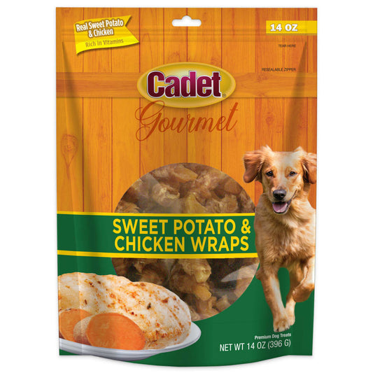 Cadet Gourmet Chicken-Wrapped Sweet Potato Dog Treats