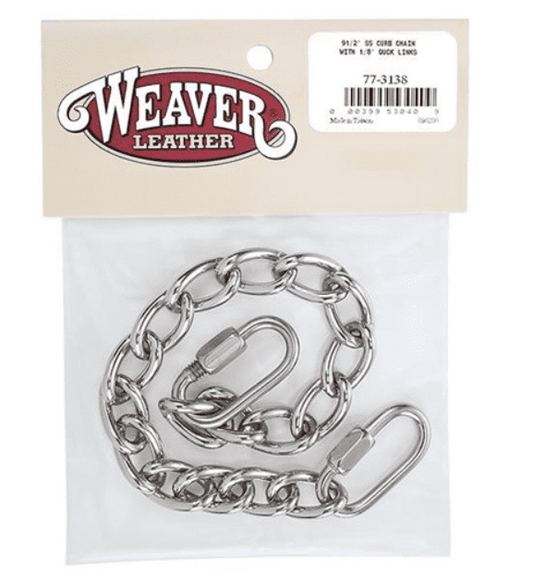Weaver Curb Chain with Quick Links