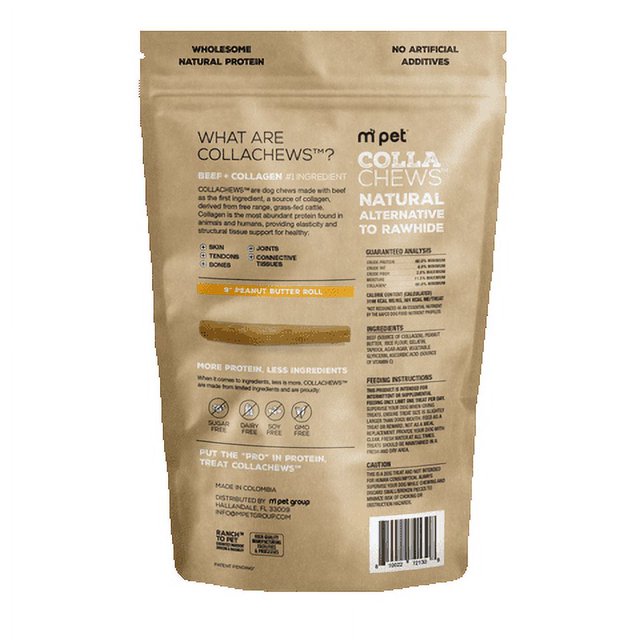 Collachew 9" Rolls-Peanut Butter