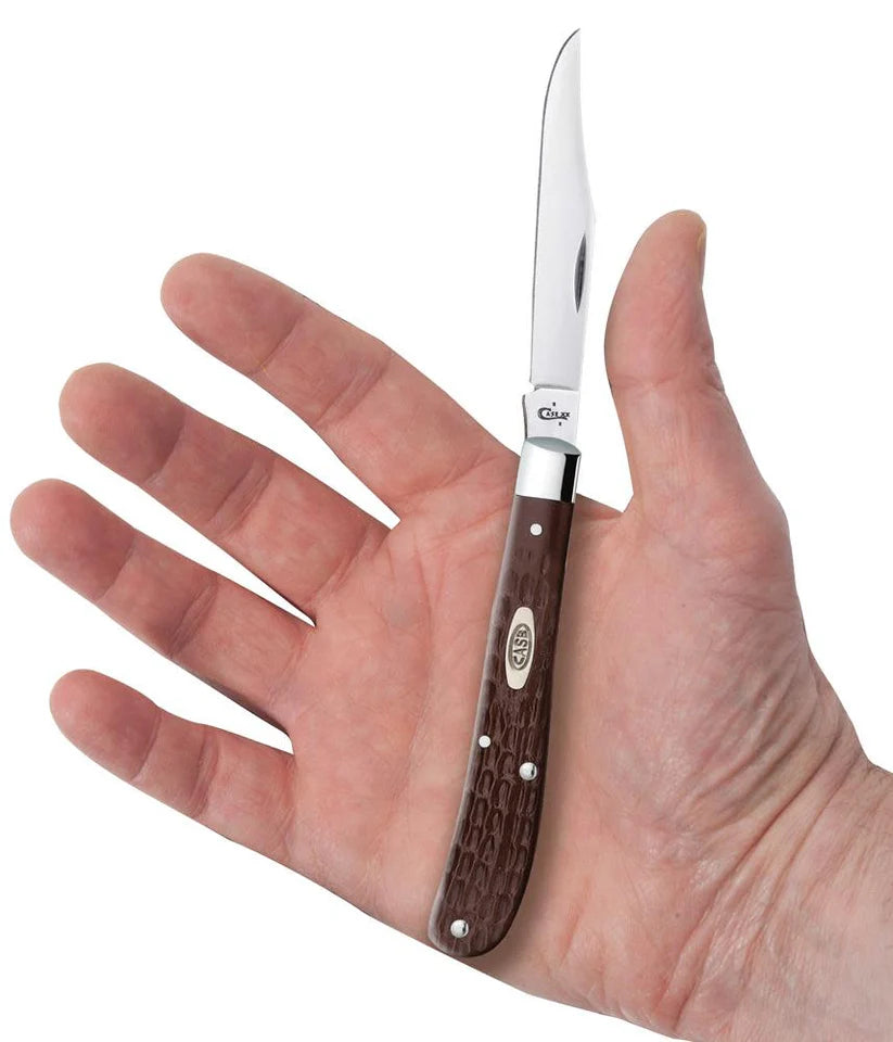 Case Brown Synthetic Slimline Trapper