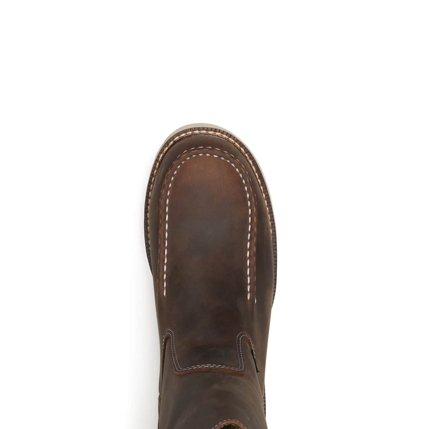 Thorogood American Heritage – 11″ Trail Crazy Horse Safety Toe – Moc Toe Pull-on Wellington Boot