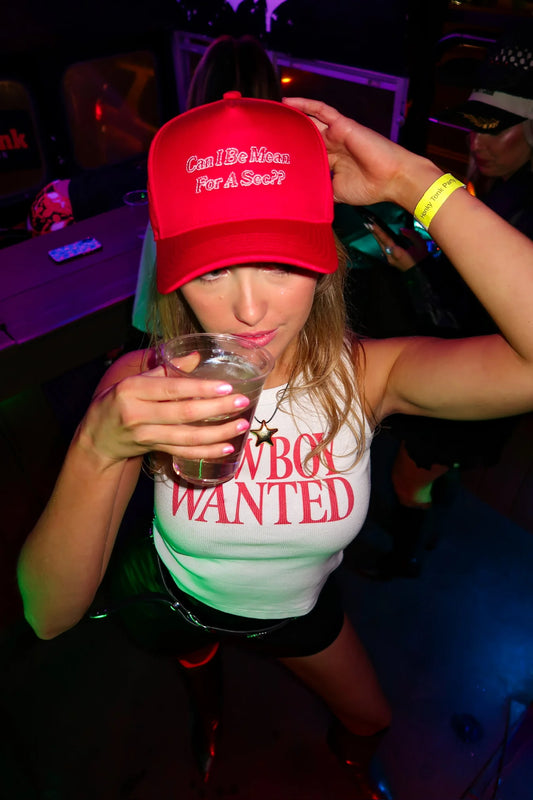 Can I Be Mean for a Sec Hat