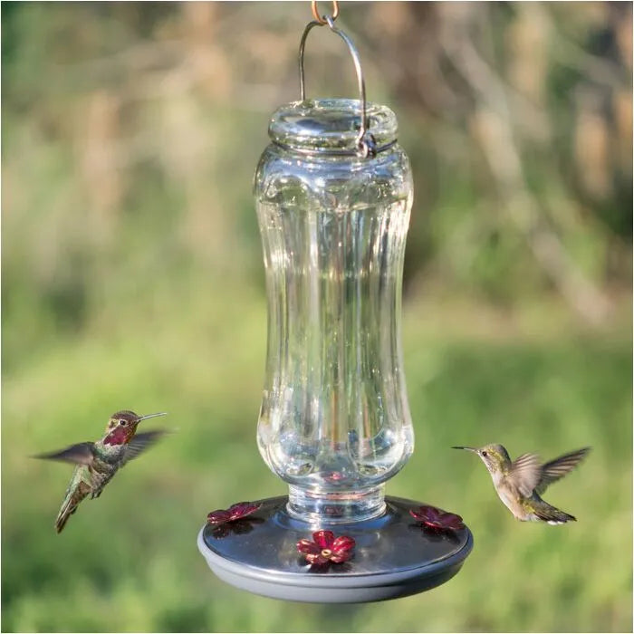 Perky-Pet Clear Starglow Vintage Hummingbird Feeder