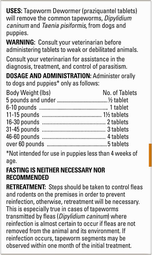 Elanco Tapeworm Dewormer for Dogs