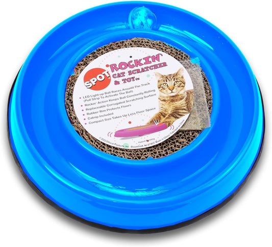 Spot Rockin’ Cat Scratcher with LED Ball