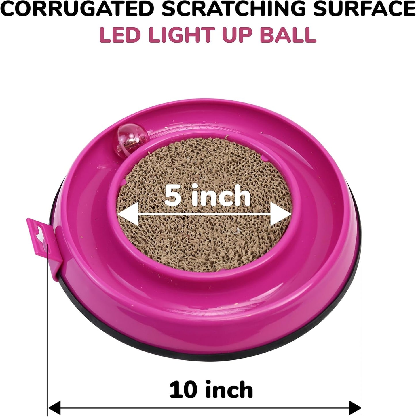 Spot Rockin’ Cat Scratcher with LED Ball