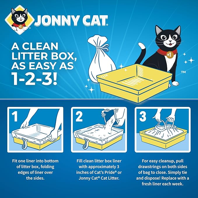 Jonny Cat Cat Litter Box Liners
