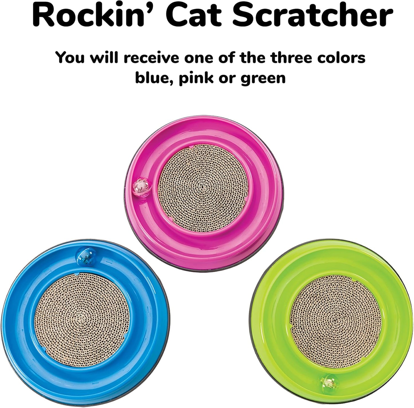 Spot Rockin’ Cat Scratcher with LED Ball