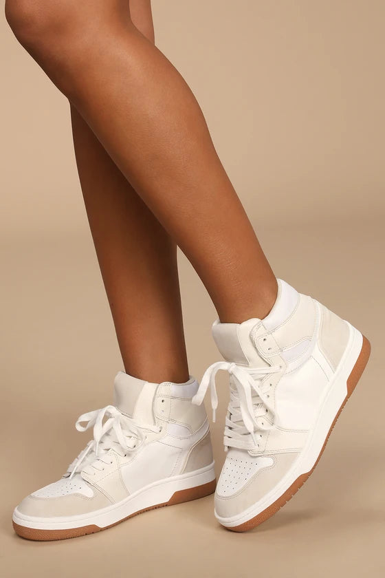 Shushop Bone Rebecca Women's Hi-Top Sneaker