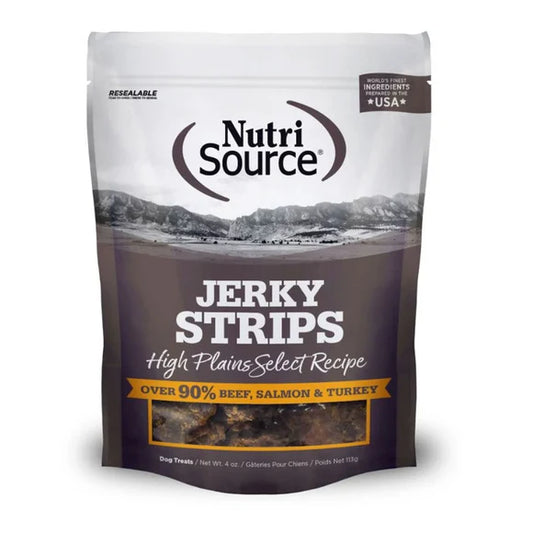 NutriSource Jerky Strips High Plains Select Recipe Dog Treats