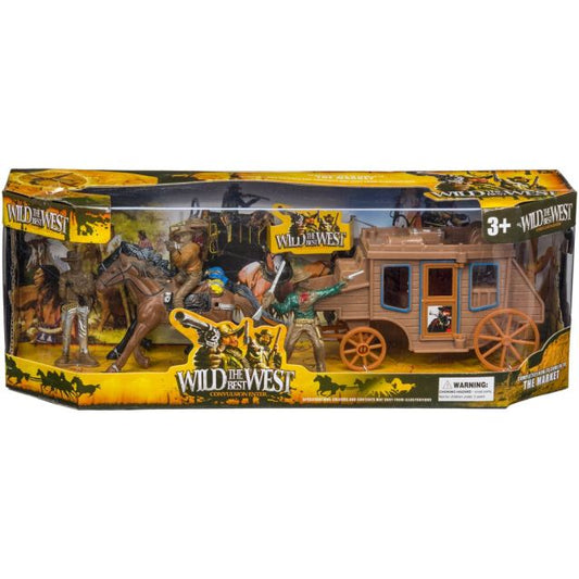 Tough1 Wild West Stage Coach 7 Piece Package