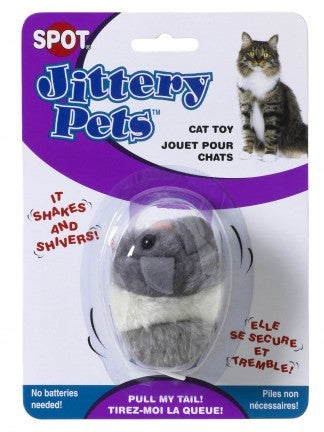 Spot Plush Jittery Mouse Cat Toy