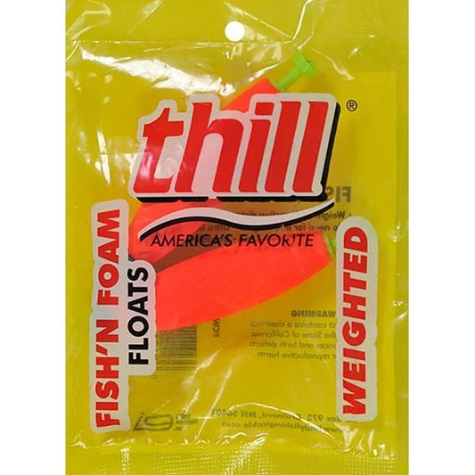 Thill Fish’n Foam Cigar Weighted Clip-On Float