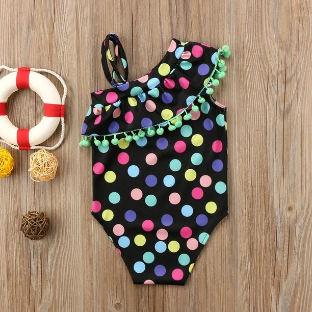 Polka Dot One-Piece Swimsuit